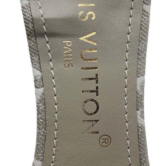 Louis Vuitton Monogram Denim Silhouette Sandals in Ivory (36.5) - Picture 8 of 8